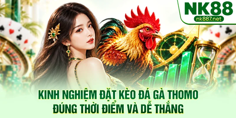 Kinh nghiệm đặt kèo đá gà Thomo đúng thời điểm và dễ thắng
